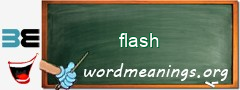 WordMeaning blackboard for flash